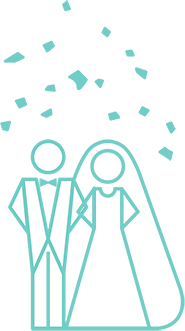 ここ5年間で10人の社員が結婚